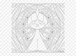 Visit our page for more coloring! Adult Pokemon Coloring Page Ralts Pokemon Mandala Coloring Pages Hd Png Download 601x552 Png Dlf Pt