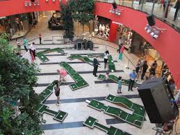 Mini Golf In Shopping Center Mini Golf Event Organization Shopping Center
