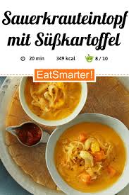 Sauerkrauteintopf Mit Susskartoffel Rezept Sauerkraut Eintopf Sauerkraut Eintopf