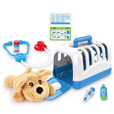 interaktif veteriner klinigi ve evcil kopek kafesleri cocuklar icin oyna pretend 8 adet doktor oyunu oyuncaklar veteriner kiti buy pet doctor play toys toys vet kit product on alibaba com