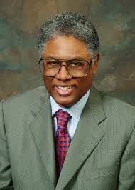 Here is Thomas Sowell in 1964, born in Gastonia, North Carolina in 1930 and  raised in New York City. He graduated from Harvard, Columbia and the  University of Chicago. He has been