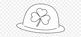 St patricks day black and white clipart, st patricks day black and white images, st patricks day black and white pictures, st patricks day coloring pages, st patricks day clipart black and white Black And White Saint Patrick S Day Hat Clip Art Face Hunting Free Transparent Png Clipart Images Download