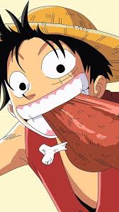 Get your weekly helping of fresh wallpapers! Ein Stuck Ruffy Fleisch Essen Ein Stuck Handy Wallpaper 640x1136 Wallpapertip