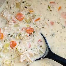 Cream Cheese Chicken Soup Calls For Already Cooked Chicken So Use Up Some Leftovers Or Buy A Rotisserie Chicken Soup Recipes Creamy Chicken Soup Soup Recipes