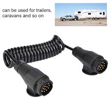 Looking for good quality caravan power plug socket at the lowest prices? Europe 13 Pin Trailer Plug Wiring Spring Cable Connector Adapter For Trailer Caravan To Power Trailer Or Caravan Lights Rv Parts Accessories Aliexpress