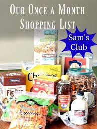 Monthly Shopping List For Sam S Club Sams Club Shopping Clean Eating Shopping List Sams Club