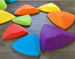 Ask your group to stand within one of the safe zones, and supply every person with one stepping stone, plus one extra for the group. Kids Stepping Stones Balance Toy Hello Wonderful