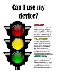 Device Use Traffic Light In 2022 Classroom Management Middle School Classroom Device Management