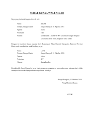 Check spelling or type a new query. Contoh Surat Kuasa Nikah Nikah Surat Creative Cv
