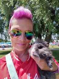 Just a girl and her heater. 💚🐶💚