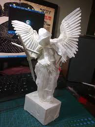 Angels and demons cemetery art sculptures i believe in angels statue archangels art angel sculpture cemetery statues. Angel Design And Fold By å¼ é©° By Leo Lai Origami Metal Roses Design