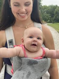 I used to think the big moments would be the ones that stuck. First steps.  First words. First everything. But today looked like this: A quiet path. A  carrier damp with drool.