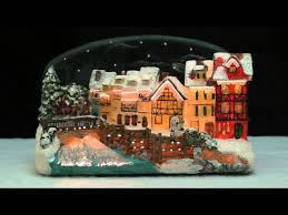 Holiday shop home all delivery options same day delivery include out of stock artificial christmas trees artificial trees bottle brush trees decorative figurine. Christmas Village House With Santa Claus On A Sleigh Led Fiber Optic 9338 Youtube