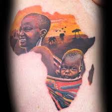 Black Power African Queen Tattoo Top 53 Africa Tattoo Ideas 2020 Inspiration Guide In 2020 Africa Tattoos African Tattoo Africa Drawing