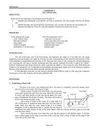 We did not find results for: Experiment 2 Cell Structure Eukaryotes Cell Biology