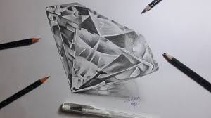 Triangle black and white pattern, blue technology triangle, black graphic, texture, angle png. Diamond Drawing How To Draw 3d Diamond Made This Picture After Learning From Marcello Barenghi Youtube