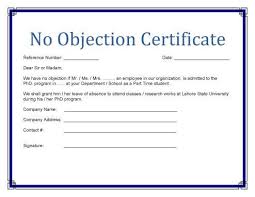 35 full pdfs related to this paper. No Objection Certificate Templates Property Study Hloom