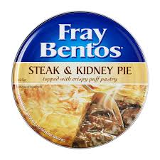 Image result for Fray bentos steak and kidney pie