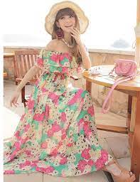 أحدث موديلات فساتين صيف 2016 طويلة وملونة asian fashion maxi dress fashion