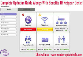 Complete Updation Guide Alongs With Benefits Of Netgear Genie Netgear Netgear Router Genies