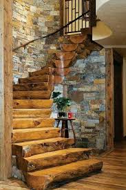 Pin By Magnus Finsholm On Comme A La Maison Log Homes Cottage Stairs Rustic House