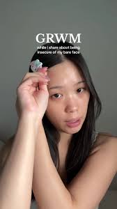 embracing my face with & without makeup on🤍 love how natural, skin-lo...