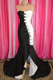 Black And White Evening Dresses Terani Black White Evening Prom Pageant Formal Long Ball Gown Gala Dress 8 Ebay Gala Gowns Yellow Evening Dresses Masquerade Dresses