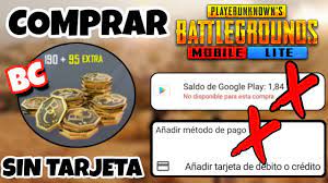 Como Recargar Bc A Pubg Mobile Lite Sin Tarjeta De Credito En Cualquier Pais Chayandroid Classificacao Serie B