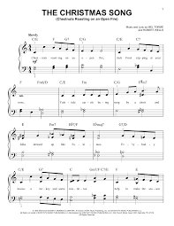 O holy night (easy version) trad. The Christmas Song Chestnuts Roasting On An Open Fire Easy Piano