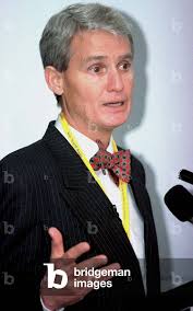 Image of Qantas managing director James Strong speaks to the media at