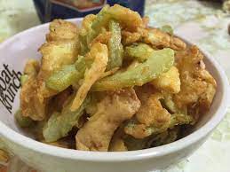 Stir fried salted egg bitter gourd ○ homemade recipe simple & easy ingredients: Crispy Salted Egg Bitter Gourd Salted Egg Vegetable Side Dishes Bitter Gourd