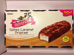 Crazy Food Dude Review Skinny Cow Salted Caramel Pretzel Ice Cream Bars