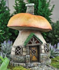 georgetown home and garden mushroom fairy cottage mini figurine zulily casitas de hadas casitas de ceramica casas de hadas