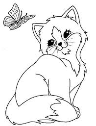 Zo is het kleine hertje sprint de metgezel van danessa hert. Kleurplaat Van Een Super Schattig Poesje En Een Vlinder Gratis Kleurplaten Dieren Kleurplaten Kleurplaten Voor Volwassenen