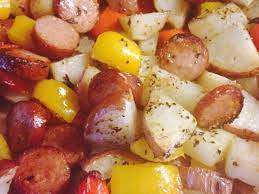 Reasons why i love this meal: Smoked Sausage And Potato Bake Farm Connection