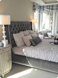 Gray Tufted Headboard Want A Headboard Like This And That Anthro Duvet Grey Headboard Bedroom Bedroom Headboard Gray Tufted Headboard