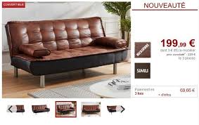 canape convertible clic clac mishan caramel pas cher canape vente unique promotion vente unique top vente unique ventes pas cher com canape convertible convertible canape