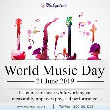 World Music Day Or International Music Day Will Be Observed On June 21 The Theme Of Year 2019 The Theme World Music Day Music Day International Music Day