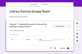 The player needs to guess how certain popular google searches end. How To Build A Digital Escape Room Using Google Forms Bespoke Ela Essay Writing Tips Lesson Plans