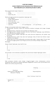 Jenis dokumen apa yang harus dimiliki oleh suatu usaha dan/atau kegiatan ditentukan dengan. Sppl Surat Pernyataan Pengelolaan Lingkungan Contoh Seputar Surat