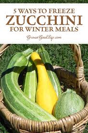 Frozen and defrosted zucchini is great in casseroles, muffins and for tips on blanching, the whys and wherefores and a list of times and methods for blanching. 5 Ways To Freeze Zucchini