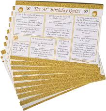 In 1997, paul mccartney's birth certificate became the most expensive birth certificate in the world, when it sold at an auction for $84,146! The Ultimate 50th Birthday Quiz Perfect Additional Gift For Someone Turning 50 Containing 14 Questions All Related To The Number 50 Amazon Co Uk Home Kitchen