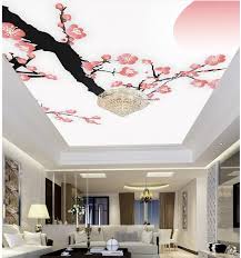 The basic process involves cutting each piece so it fits nicely to any neighboring pieces and it ends, or breaks, over the center of a ceiling joist (or a roof rafter, on a cathedral or vaulted ceiling). 3d Mural Designs Simple Plum Blossom Pattern Living Room Restaurant Ceiling Wall Painting Mural Panel Wall Paintings Murals 3d Mural Designs3d Mural Aliexpress