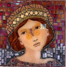 Studio 16, Becky Kirkpatrick mixed media mosaic watercolor, with guest  artist Simone Burla copper and gemstone jewelry  https://tinyurl.com/SJIStudioTourMap2022