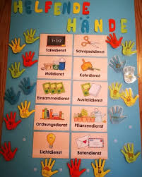 Juhuuu Fertig Meine Klassendienste Werden In Zukunft Mit Diesem Plan Organisie In 2020 Kindergarten Organization Handmade Paper Classroom Management Elementary