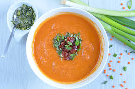 Maybe you would like to learn more about one of these? Rote Linsensuppe Mit Chorizo Chips Und Lauchzwiebel Relish