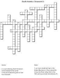 I … find my passport anywhere. South America Crossword Worksheets Teaching Resources Tpt