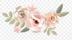 Download Premium Png Of Pastel Papercraft Flower Design Element 2401254