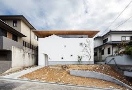 An existing block wall is the ideal backing for a garden structure that provides a comfortable, shady seating spot. Y M Design Office And The Floating Roof House In Kobe Floornature