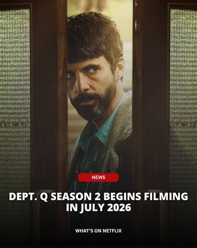 Season 2 of DEPT. Q will start filming in Edinburgh, Scotland, in July 2026  and is expected to finish in December 2026. Matthew Goode will return as  Detective Carl Morck. With nine